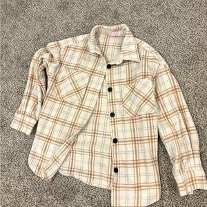 Pink Lily Flannel Jacket